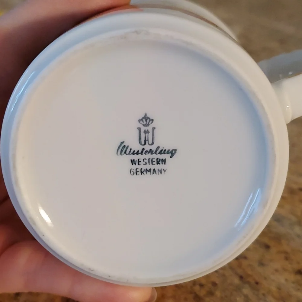 2/20$/ Vintage Winterling Western Germany peaches and cherries mug - Picture 4 of 4